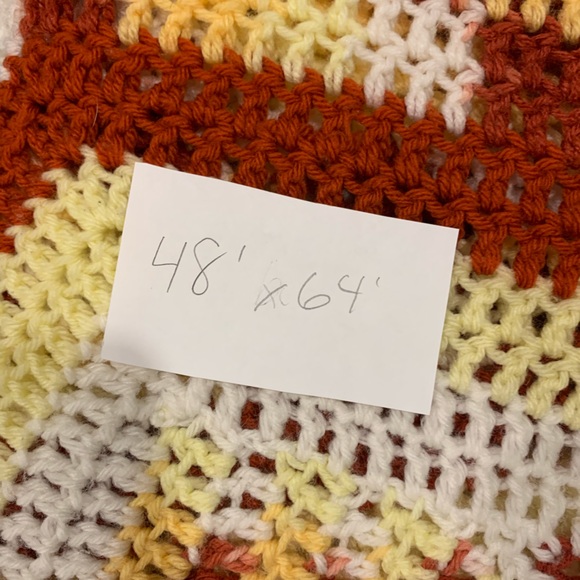 Vintage crochet blanket sizing in inches - Picture 4 of 5